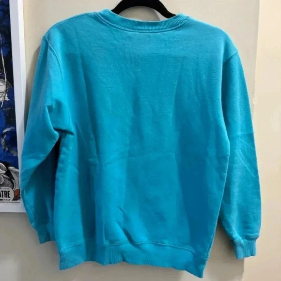 Vintage 90s Minnie Mouse Sweatshirt Kids Medium Blue Disney Store Exclusive L - Picture 2 of 4